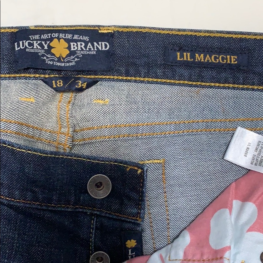 Lucky Brand Jeans, lil Maggie bootcut button-fly